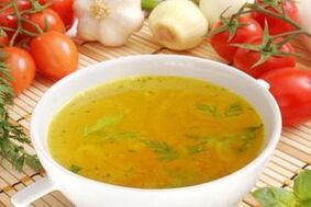 Lënga e pulës pa kripë në dietën e pijeve