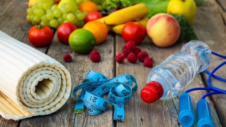 ushqim i shëndetshëm dhe centimetër për humbje peshe në ushqimin e duhur
