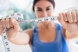 centimetër dhe humbje peshe në dietën Maggi
