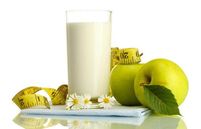 Kefir me mollë